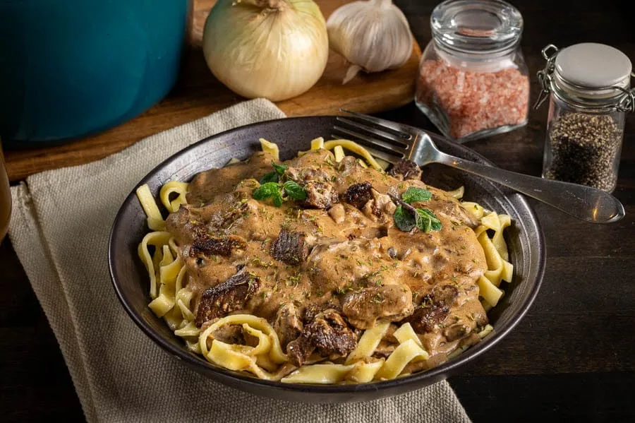 From Russia with Flavor: Bison Stroganoff Warms Your Soul and Satiates